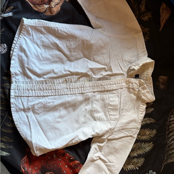 The Children's Place Cream Button-Up Shirt - Picture 1 of 3